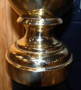 Polished Brass Sphere Finial